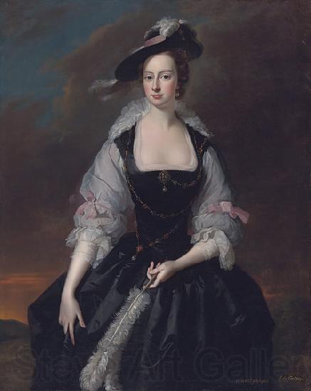 Thomas Hudson wife of William Courtenay Germany oil painting art